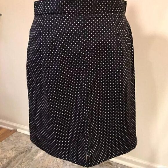 Bill Blass Jeans Polka Dot Pencil Skirt Size 12 - Picture 5 of 7